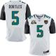 Nike Jacksonville Jaguars #5 Blake Bortles White With 20TH Season Patch Men's Stitched NFL Elite Jer
