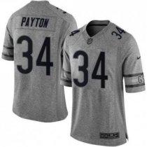 Nike Chicago Bears -34 Walter Payton Gray Stitched NFL Limited Gridiron Gray Jersey Nike Chicago Bears -34 Walter Payton Gray Stitched NFL Limited Gridiron Gray Jersey