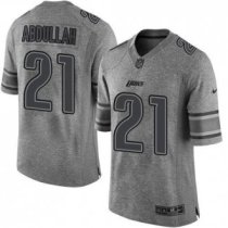 Nike Lions -21 Ameer Abdullah Gray Stitched NFL Limited Gridiron Gray Jersey Nike Lions -21 Ameer Abdullah Gray Stitched NFL Limited Gridiron Gray Jersey