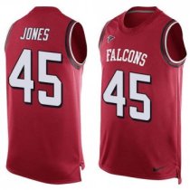 Nike Falcons 45 Deion Jones Red Team Color Stitched NFL Limited Tank Top Jersey Nike Falcons 45 Deion Jones Red Team Color Stitched NFL Limited Tank Top Jersey