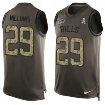 Nike Bills -29 Karlos Williams Green Stitched NFL Limited Salute To Service Tank Top Jersey Nike Bills -29 Karlos Williams Green Stitched NFL Limited Salute To Service Tank Top Jersey