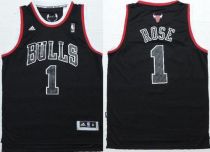 Chicago Bulls -1 Derrick Rose Black Shadow Red Strip Stitched NBA Jersey Chicago Bulls -1 Derrick Rose Black Shadow Red Strip Stitched NBA Jersey