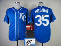 Autographed MLB Kansas City Royals -35 Eric Hosmer Light Blue Cool Base Stitched Jersey Autographed MLB Kansas City Royals -35 Eric Hosmer Light Blue Cool Base Stitched Jersey