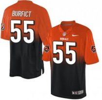 Nike Bengals -55 Vontaze Burfict Orange Black Stitched NFL Elite Fadeaway Fashion Jersey Nike Bengals -55 Vontaze Burfict Orange Black Stitched NFL Elite Fadeaway Fashion Jersey
