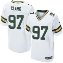 Nike Packers -97 Kenny Clark White Stitched NFL Elite Jersey Nike Packers -97 Kenny Clark White Stitched NFL Elite Jersey