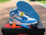 Authentic Off White x Air Jordan 1 UNC GS