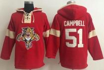 Panthers -51 Brian Campbell Red Pullover NHL Hoodie Panthers -51 Brian Campbell Red Pullover NHL Hoodie