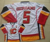 Calgary Flames -5 Mark Giordano White Stitched NHL Jersey Calgary Flames -5 Mark Giordano White Stitched NHL Jersey