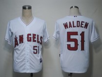 Los Angeles Angels of Anaheim -51 Jordan Walden White Cool Base Stitched MLB Jersey Los Angeles Angels of Anaheim -51 Jordan Walden White Cool Base Stitched MLB Jersey