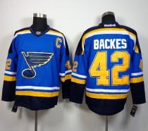 St Louis Blues -42 David Backes Light Blue Home Stitched NHL Jersey St Louis Blues -42 David Backes Light Blue Home Stitched NHL Jersey