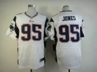 Nike Patriots -95 Chandler Jones White Stitched NFL Elite Jersey