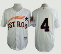 Houston Astros #4 George Springer White 1965 Turn Back The Clock Stitched MLB Jersey Houston Astros #4 George Springer White 1965 Turn Back The Clock Stitched MLB Jersey