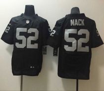 Nike Oakland Raiders #52 Khalil Mack Black Team Color Men's Stitched NFL New Elite Jersey Nike Oakland Raiders #52 Khalil Mack Black Team Color Men's Stitched NFL New Elite Jersey