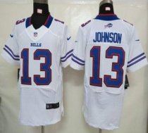 Nike Bills -13 Steve Johnson White Stitched NFL Elite Jersey Nike Bills -13 Steve Johnson White Stitched NFL Elite Jersey