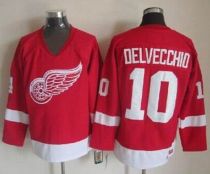 Detroit Red Wings -10 Alex Delvecchio Red CCM Throwback Stitched NHL Jersey Detroit Red Wings -10 Alex Delvecchio Red CCM Throwback Stitched NHL Jersey