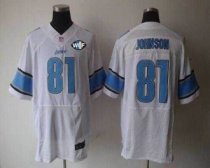Nike Lions -81 Calvin Johnson White With WCF Patch Jersey Nike Lions -81 Calvin Johnson White With WCF Patch Jersey