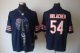 Nike Bears -54 Brian Urlacher Navy Blue Team Color Stitched NFL Helmet Tri-Blend Limited Jersey