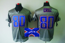 Autographed Nike New York Giants #80 Victor Cruz Grey Shadow Men's Stitched NFL Elite Jersey Autographed Nike New York Giants #80 Victor Cruz Grey Shadow Men's Stitched NFL Elite Jersey
