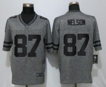 Nike Packers -87 Jordy Nelson Gray Stitched NFL Limited Gridiron Gray Jersey Nike Packers -87 Jordy Nelson Gray Stitched NFL Limited Gridiron Gray Jersey