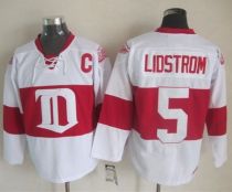 Detroit Red Wings -5 Nicklas Lidstrom White Winter Classic CCM Throwback Stitched NHL Jersey Detroit Red Wings -5 Nicklas Lidstrom White Winter Classic CCM Throwback Stitched NHL Jersey