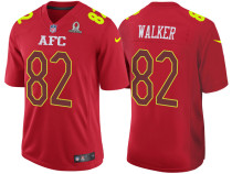 2017 PRO BOWL AFC DELANIE WALKER RED GAME JERSEY
