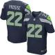 Nike Seahawks -22 CJ Prosise Steel Blue Team Color Stitched NFL Elite Jersey
