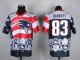Nike Patriots -83 Martellus Bennett Navy Blue Stitched NFL Elite Noble Fashion Jersey