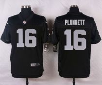 Nike Oakland Raiders #16 Jim Plunkett Black Team Color Men's Stitched NFL Elite Jersey Nike Oakland Raiders #16 Jim Plunkett Black Team Color Men's Stitched NFL Elite Jersey