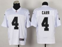 Nike Oakland Raiders #4 Derek Carr White Men's Stitched NFL Elite Jersey Nike Oakland Raiders #4 Derek Carr White Men's Stitched NFL Elite Jersey