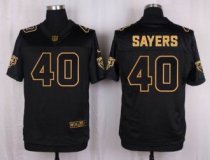 Nike Chicago Bears -40 Gale Sayers Black Stitched NFL Elite Pro Line Gold Collection Jersey Nike Chicago Bears -40 Gale Sayers Black Stitched NFL Elite Pro Line Gold Collection Jersey