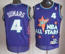 Detroit Pistons -4 Joe Dumars Purple 1995 All Star Throwback Stitched NBA Jersey Detroit Pistons -4 Joe Dumars Purple 1995 All Star Throwback Stitched NBA Jersey