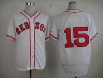 Boston Red Sox #15 Dustin Pedroia White 1936 Turn Back The Clock Stitched MLB Jersey Boston Red Sox #15 Dustin Pedroia White 1936 Turn Back The Clock Stitched MLB Jersey