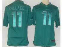 NEW Miami Dolphins -11 Mike Wallace Green Jerseys(Drenched Limited) NEW Miami Dolphins -11 Mike Wallace Green Jerseys(Drenched Limited)