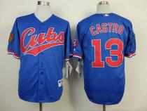 Chicago Cubs -13 Starlin Castro Blue 1994 Turn Back The Clock Stitched MLB Jersey Chicago Cubs -13 Starlin Castro Blue 1994 Turn Back The Clock Stitched MLB Jersey