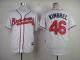Atlanta Braves #46 Craig Kimbrel White Cool Base Stitched MLB Jersey