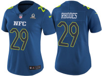 WOMEN'S NFC 2017 PRO BOWL MINNESOTA VIKINGS #29 XAVIER RHODES BLUE GAME JERSEY