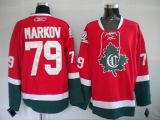 Montreal Canadiens -79 Andrei Markov Stitched Red New CD NHL Jersey