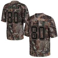Nike New Orleans Saints #80 Jimmy Graham Camo Men's Stitched NFL Realtree Elite Jersey