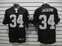 Nike Oakland Raiders #34 Bo Jackson Black Team Color Men's Stitched NFL Elite Jersey Nike Oakland Raiders #34 Bo Jackson Black Team Color Men's Stitched NFL Elite Jersey