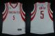 Revolution 30 Houston Rockets -5 Josh Smith White Road Stitched NBA Jersey