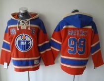 Edmonton Oilers -99 Wayne Gretzky Orange Sawyer Hooded Sweatshirt Stitched NHL Jersey Edmonton Oilers -99 Wayne Gretzky Orange Sawyer Hooded Sweatshirt Stitched NHL Jersey