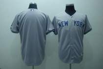 New York Yankees Blank Stitched Grey MLB Jersey