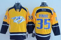 Nashville Predators -35 Pekka Rinne Yellow Home Stitched NHL Jersey Nashville Predators -35 Pekka Rinne Yellow Home Stitched NHL Jersey
