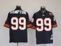 Mitchell and Ness Bears -99 Dan Hampton Blue With Big Number Bear Patch Stitched Throwback NFL Jerse Mitchell and Ness Bears -99 Dan Hampton Blue With Big Number Bear Patch Stitched Throwback NFL Jerse
