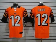 Nike Bengals -12 Mohamed Sanu Orange Alternate Stitched NFL Elite Jersey