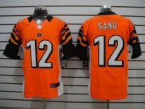 Nike Bengals -12 Mohamed Sanu Orange Alternate Stitched NFL Elite Jersey Nike Bengals -12 Mohamed Sanu Orange Alternate Stitched NFL Elite Jersey