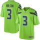 Seattle Seahawks -3 Russell Wilson Green Nike Color Rush Limited Jersey