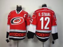 Carolina Hurricanes -12 Eric Staal Red Stitched NHL Jersey Carolina Hurricanes -12 Eric Staal Red Stitched NHL Jersey