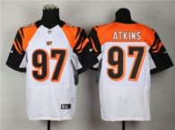 Nike Cincinnati Bengals -97 Atkins White Elite Jersey