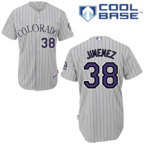 Colorado Rockies -38 Ubaldo Jimenez Grey Cool Base Stitched MLB Jersey Colorado Rockies -38 Ubaldo Jimenez Grey Cool Base Stitched MLB Jersey